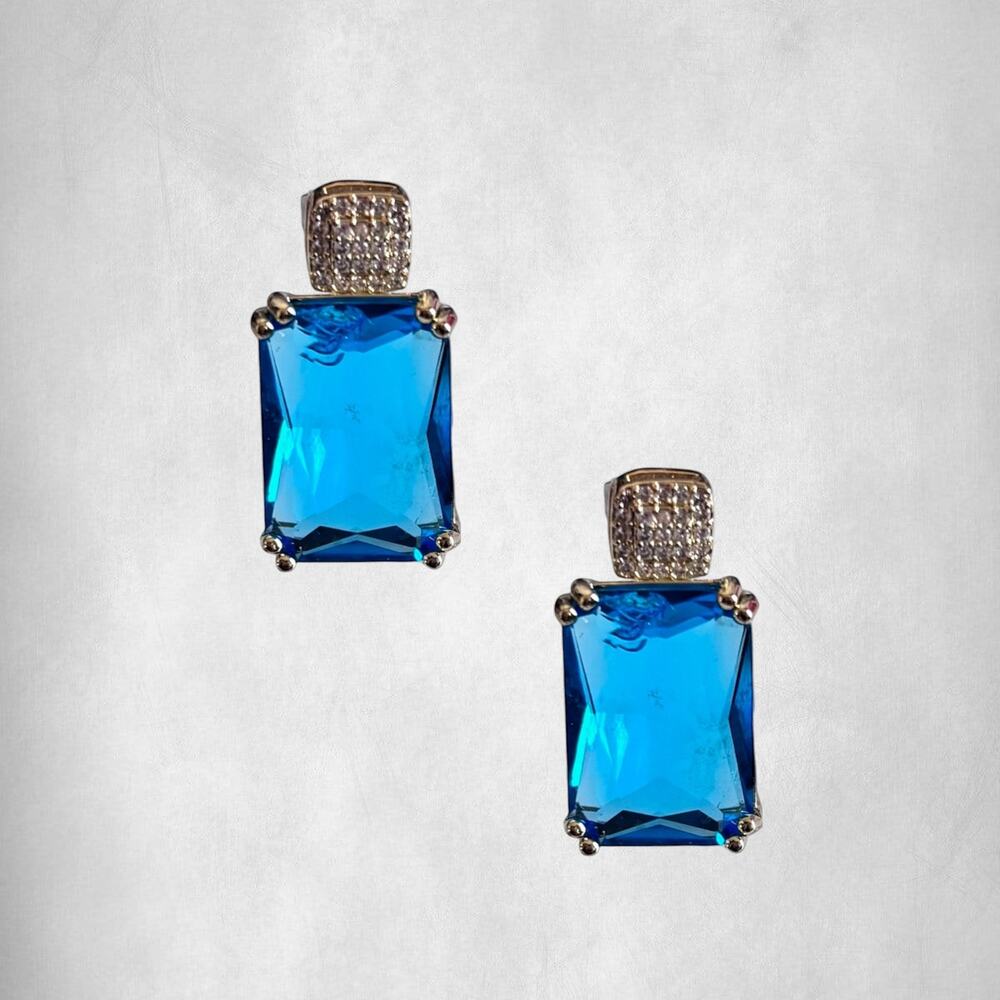 Blue Princess Drop Earring